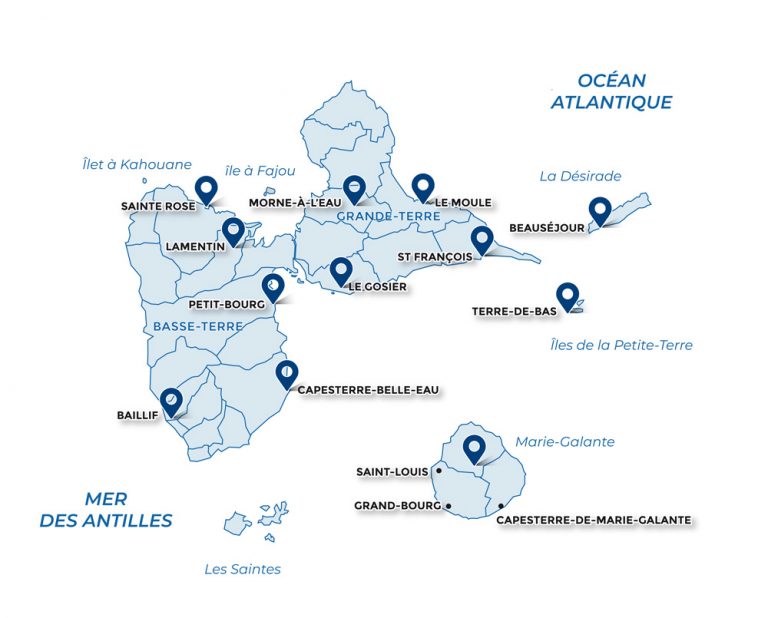 carte guadeloupe